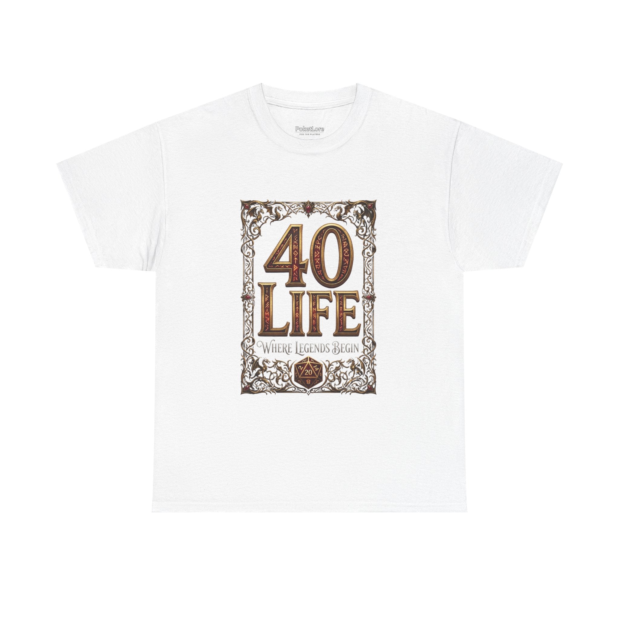 40 Life EDH MTG Commander Lifestyle Tee