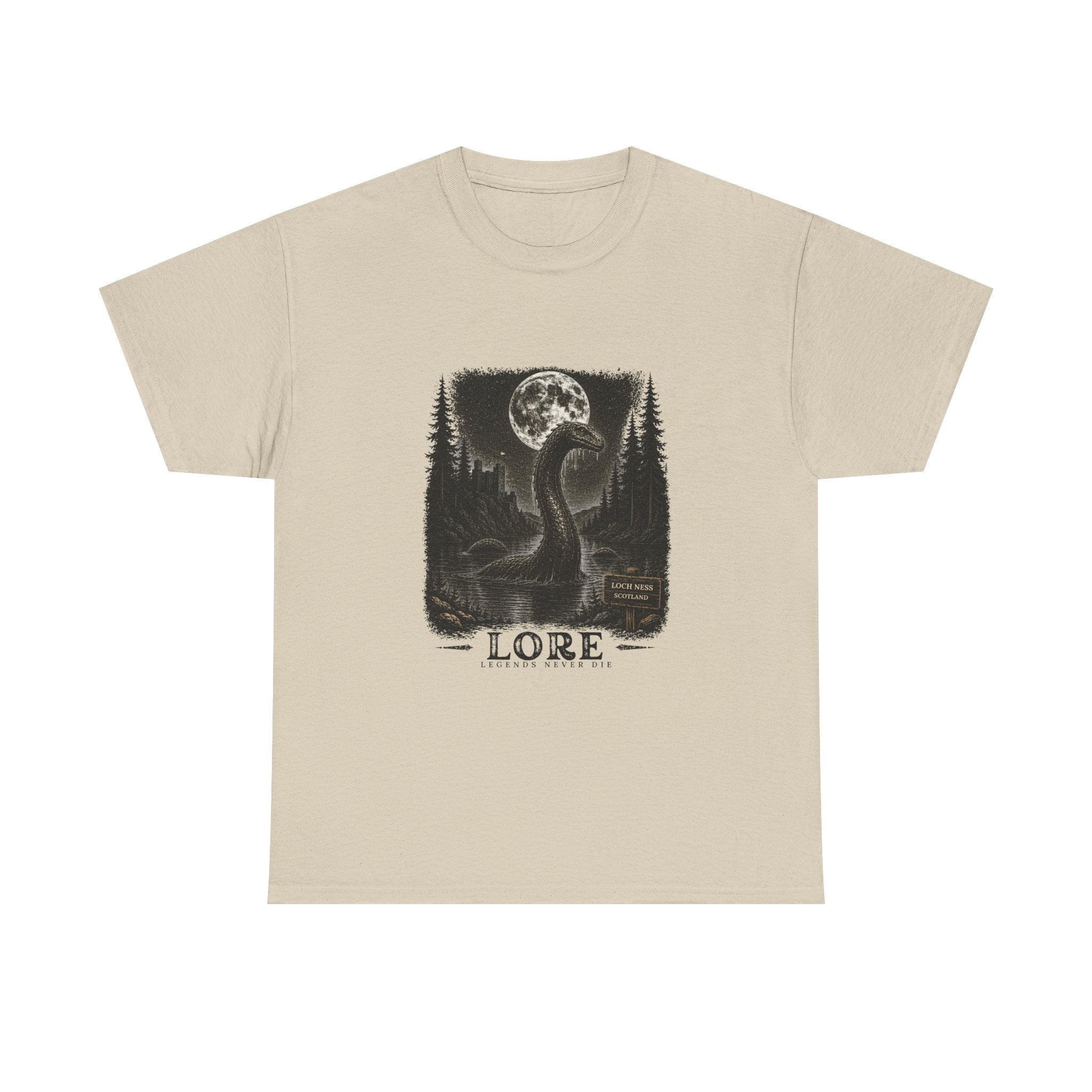 Loch Ness Lore Tee Legends Never Die