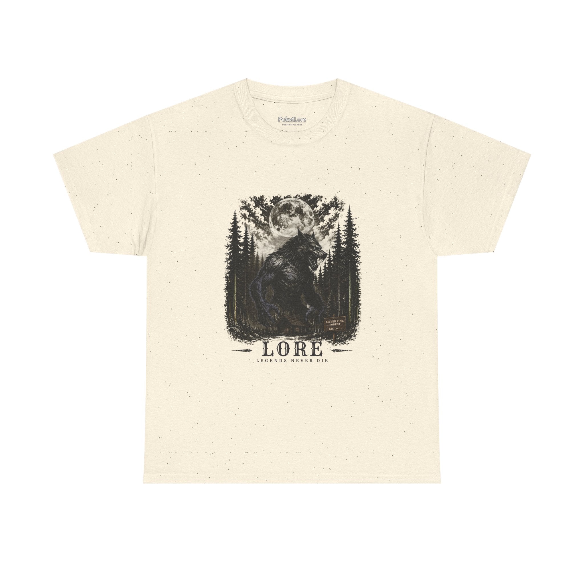 Wolfman Lore Tee Legends Never Die