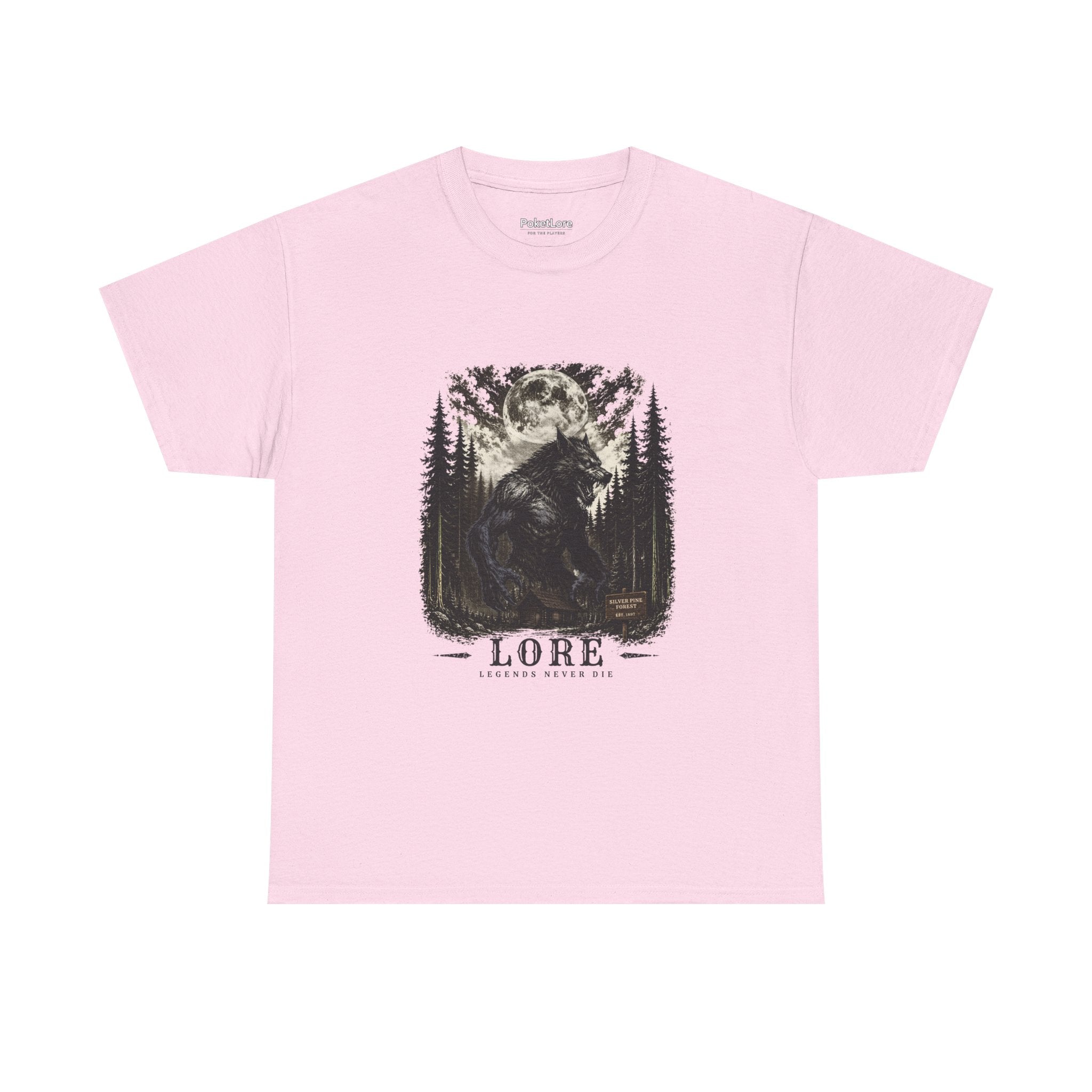 Wolfman Lore Tee Legends Never Die