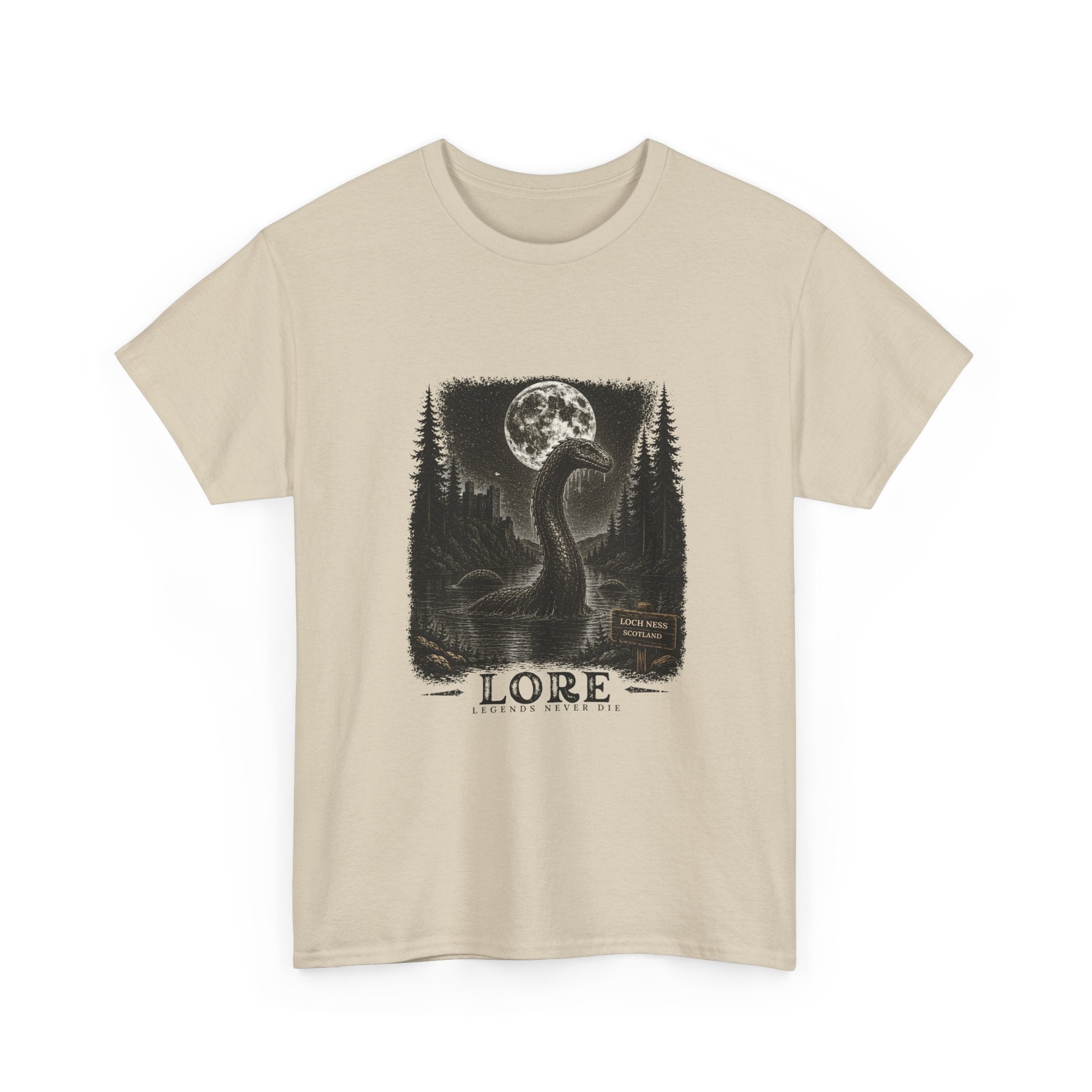 Loch Ness Lore Tee Legends Never Die