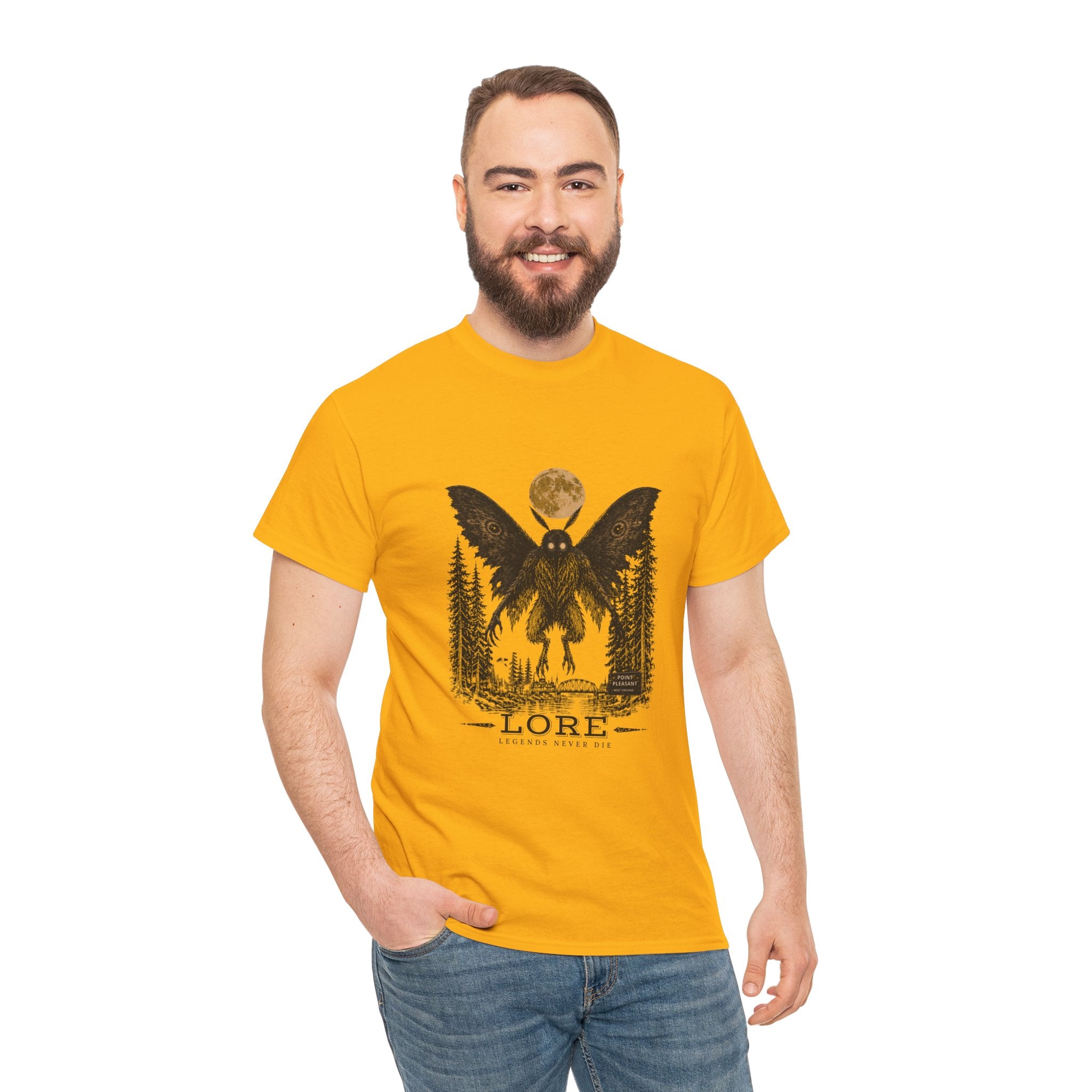 Mothman Lore Tee Legends Never Die