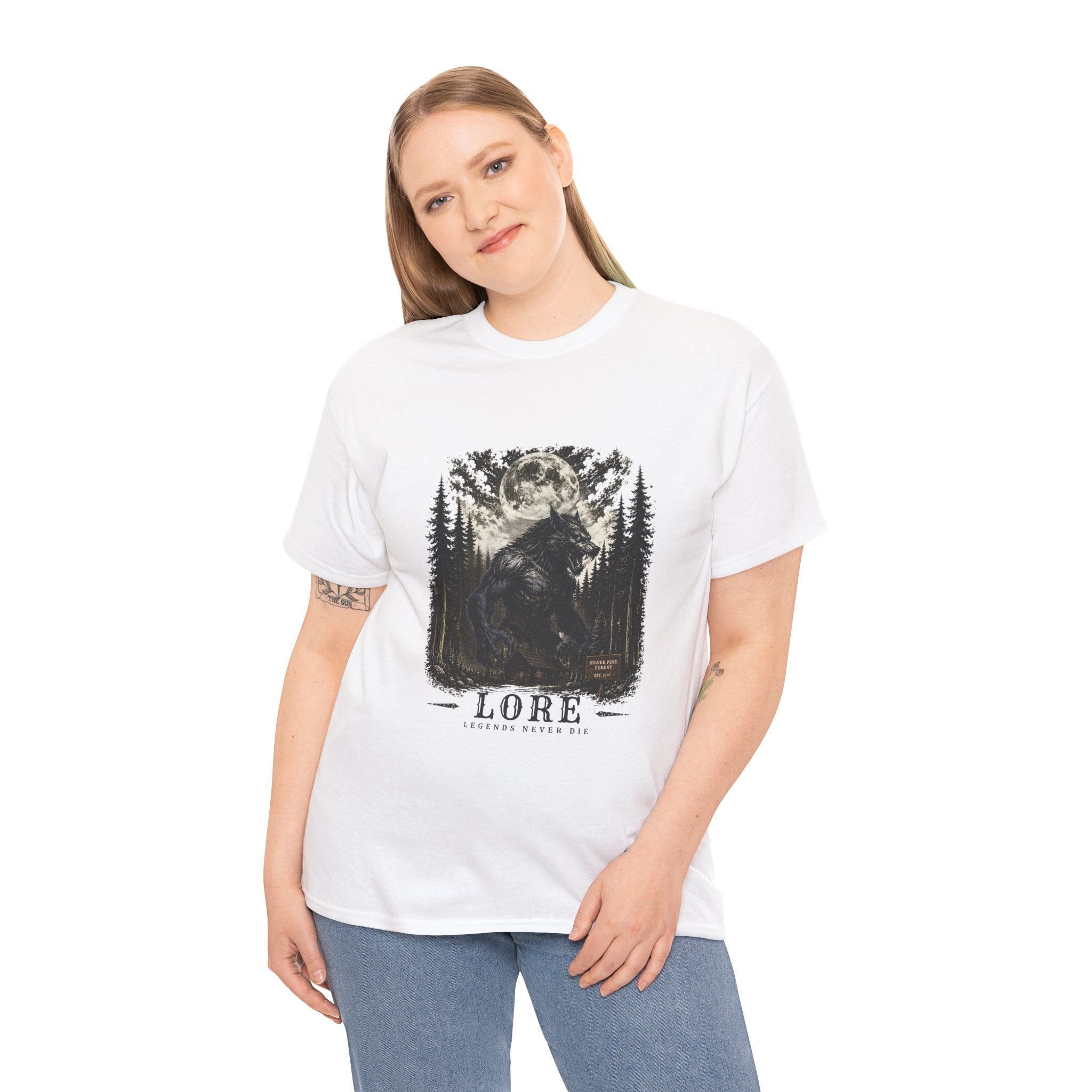 Wolfman Lore Tee Legends Never Die