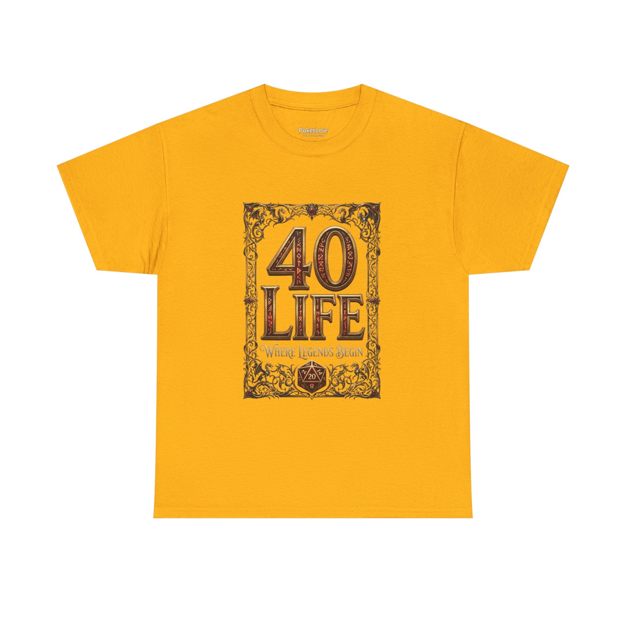 40 Life EDH MTG Commander Lifestyle Tee