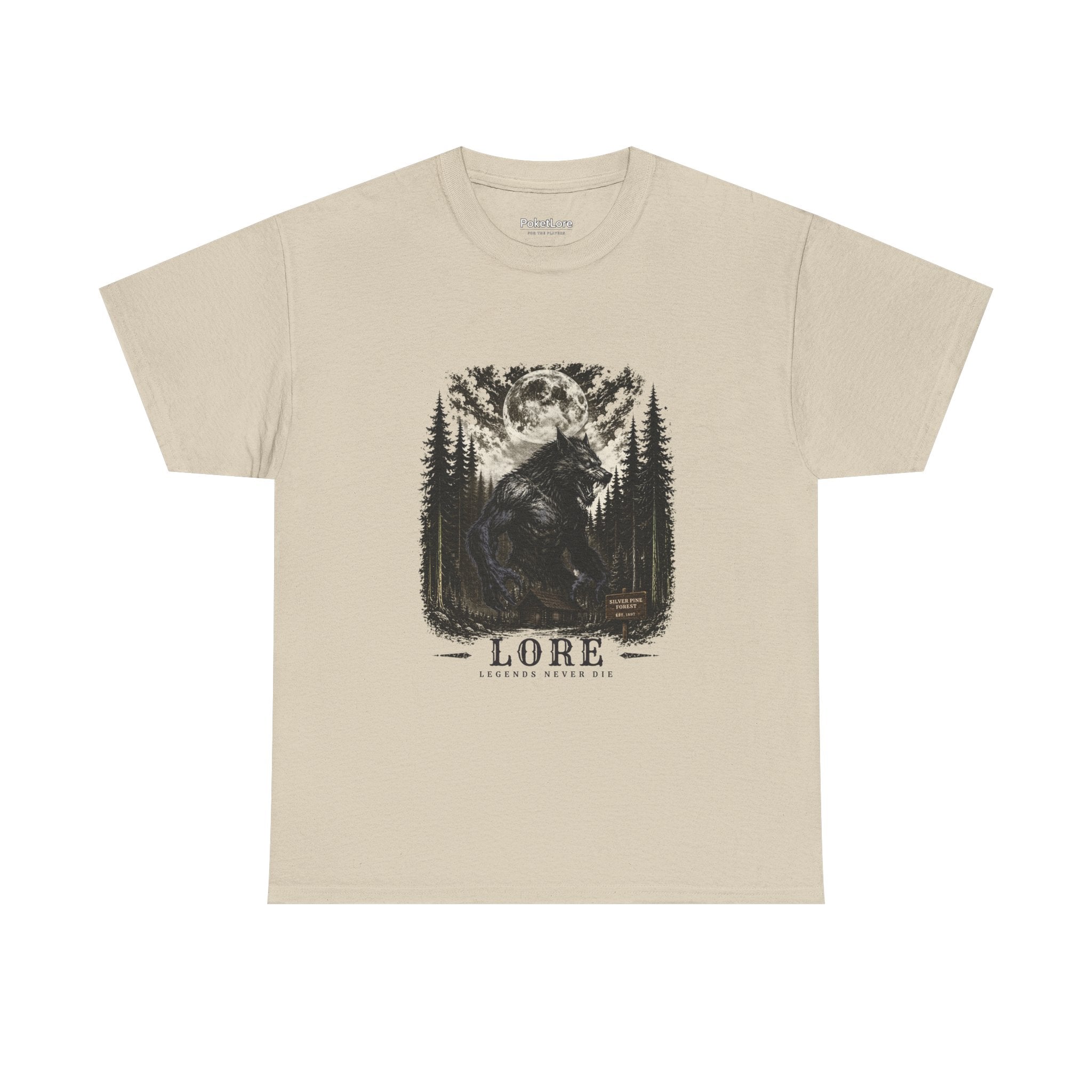 Wolfman Lore Tee Legends Never Die