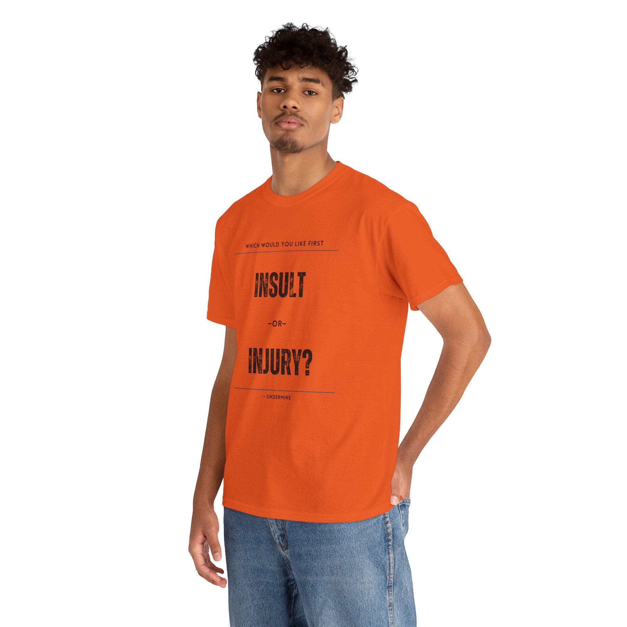Insult or Injury Undermine Tee
