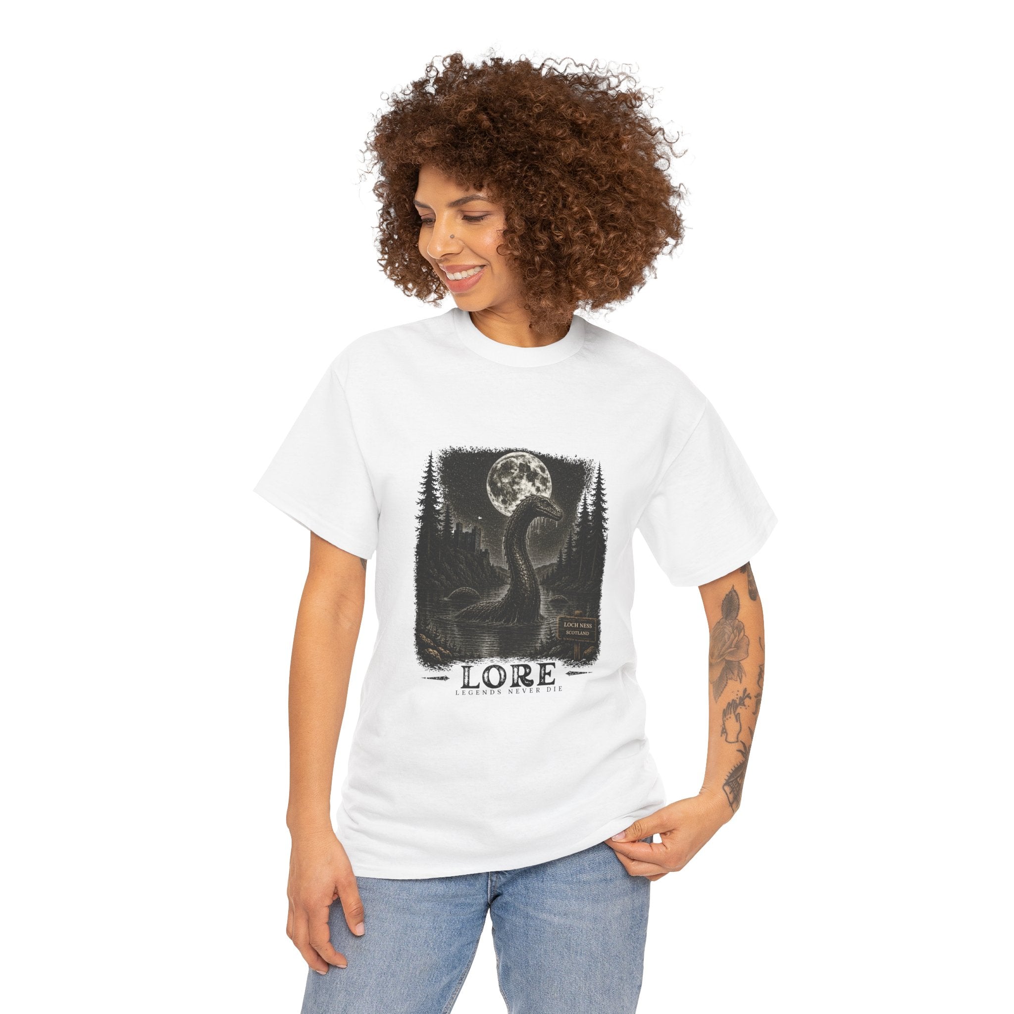 Loch Ness Lore Tee Legends Never Die