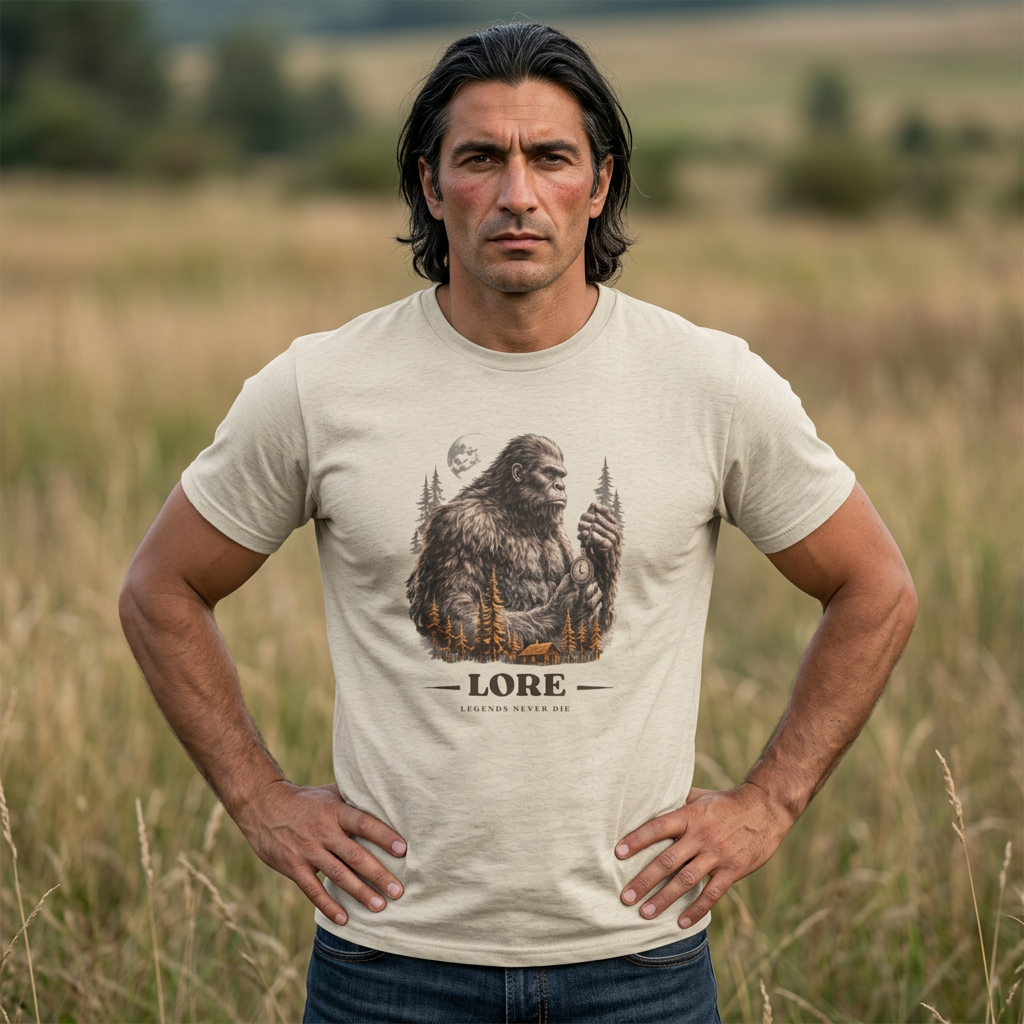 Bigfoot Lore Tee Legends Never Die