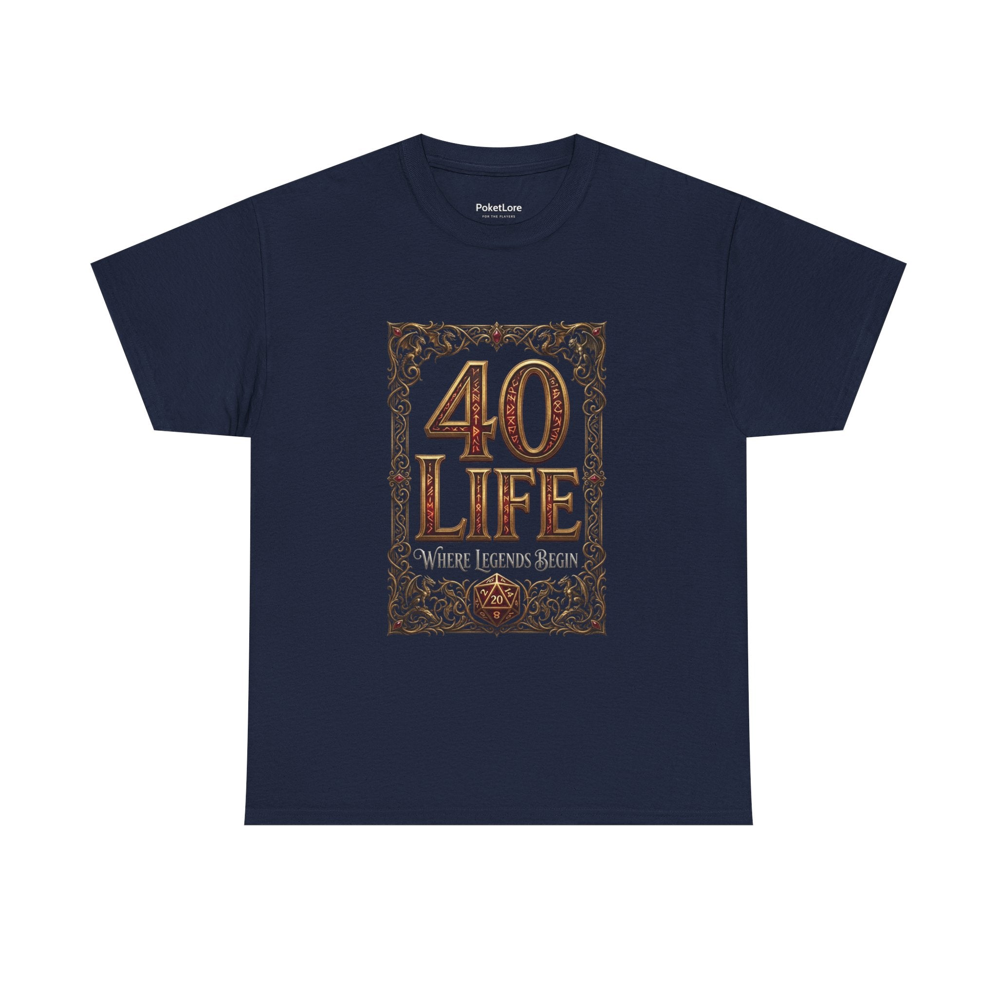 40 Life EDH MTG Commander Lifestyle Tee