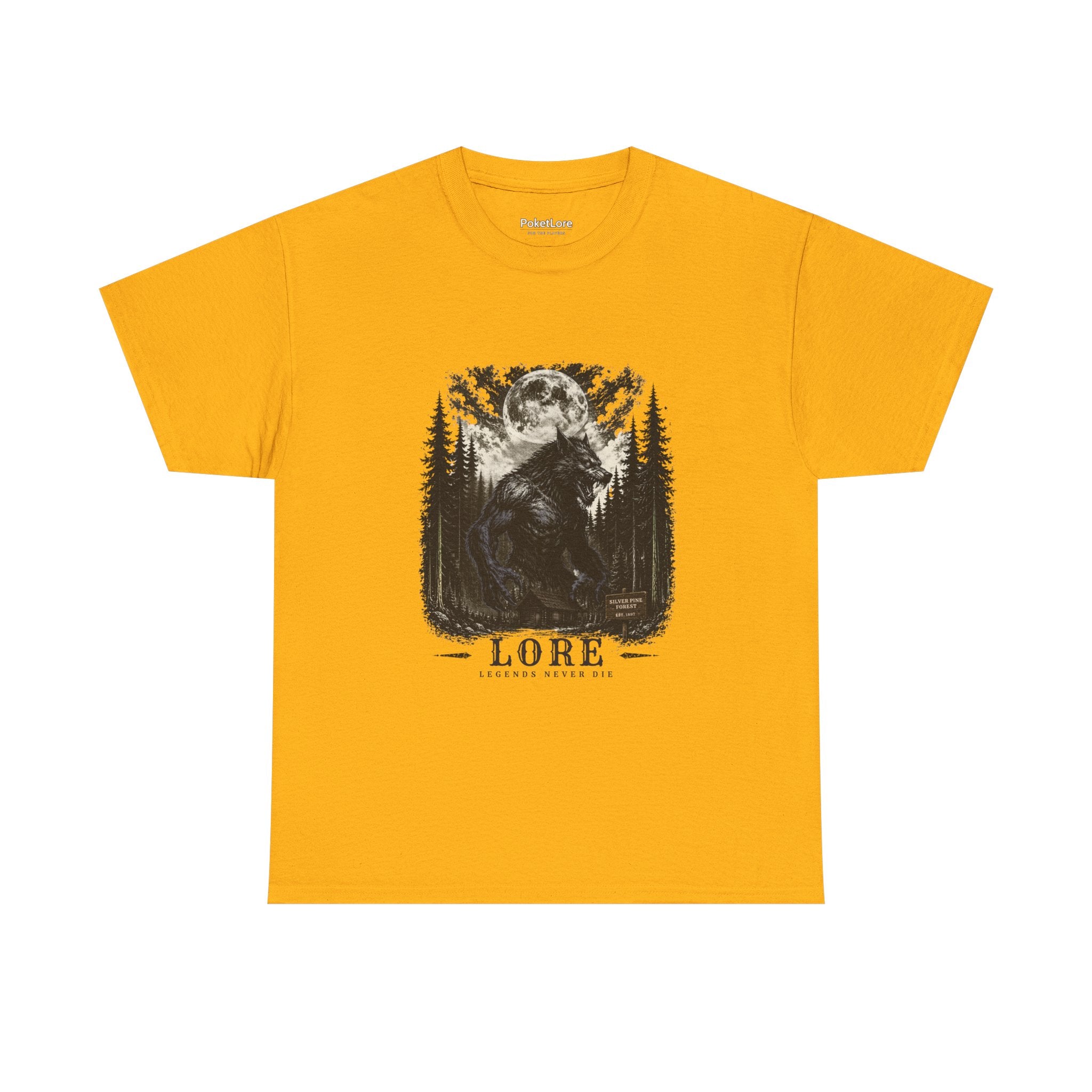Wolfman Lore Tee Legends Never Die