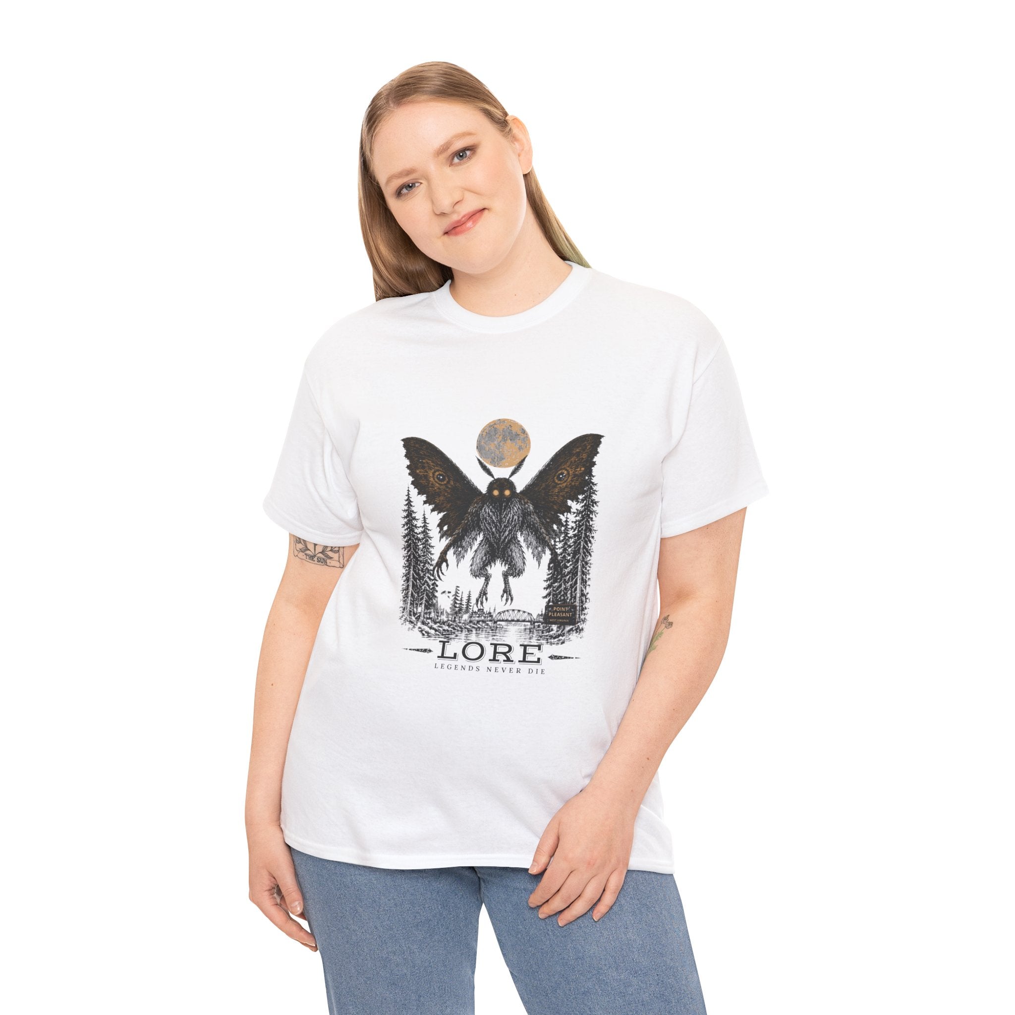 Mothman Lore Tee Legends Never Die