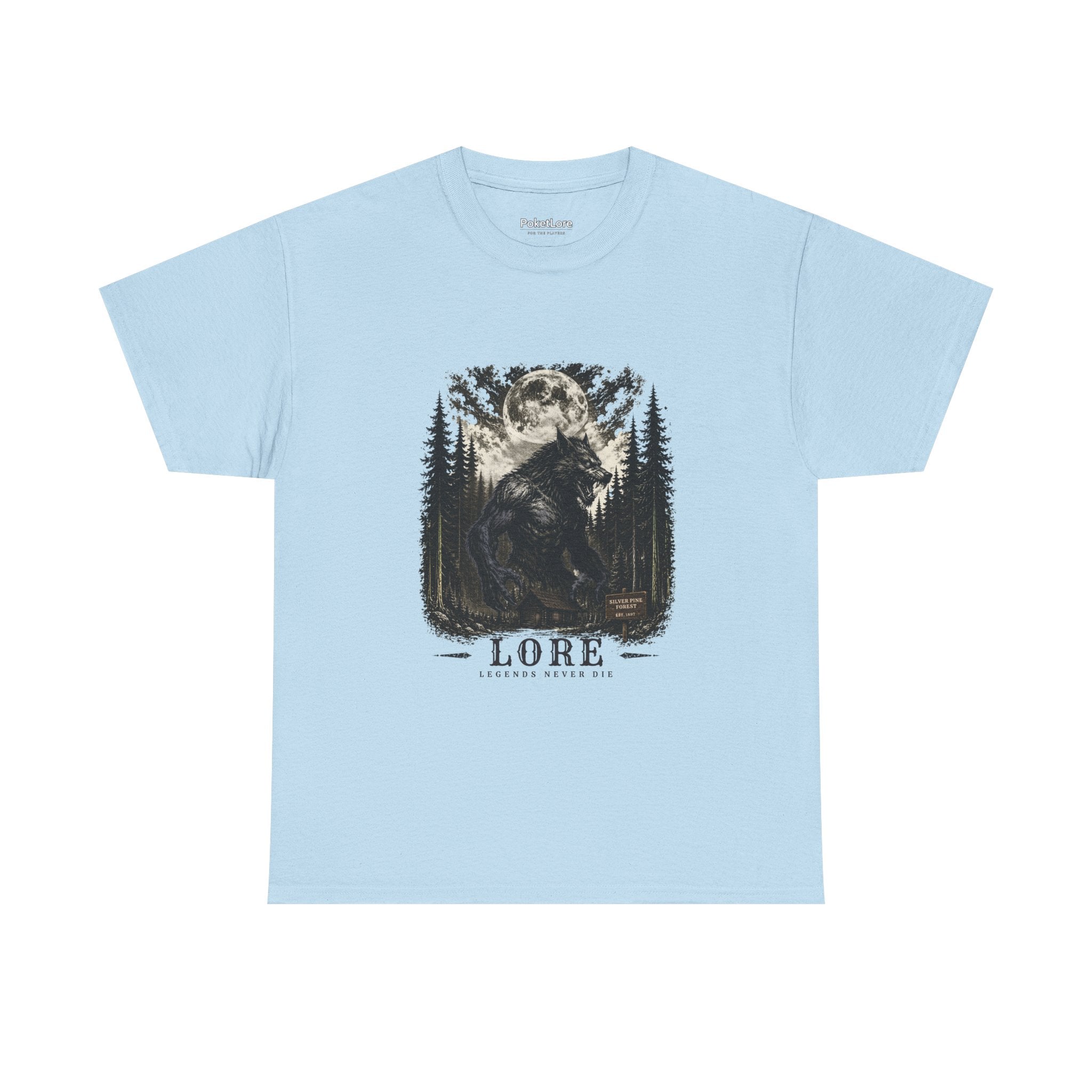 Wolfman Lore Tee Legends Never Die