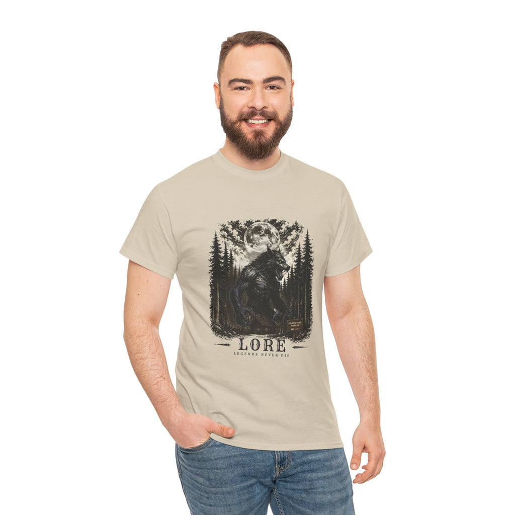 Wolfman Lore Tee Legends Never Die