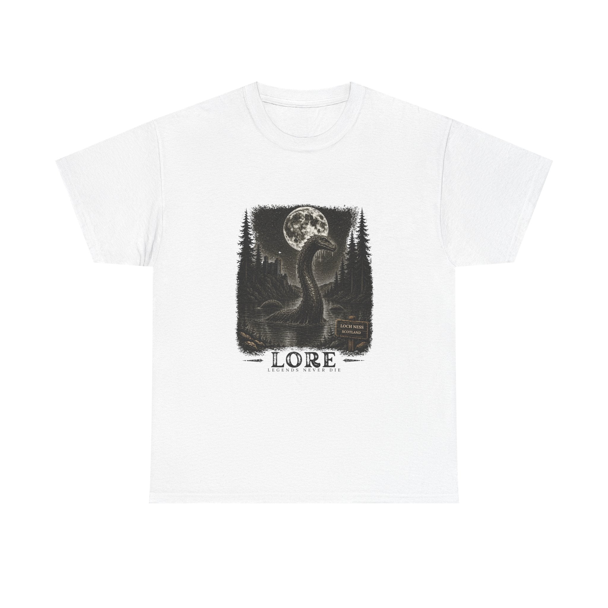 Loch Ness Lore Tee Legends Never Die
