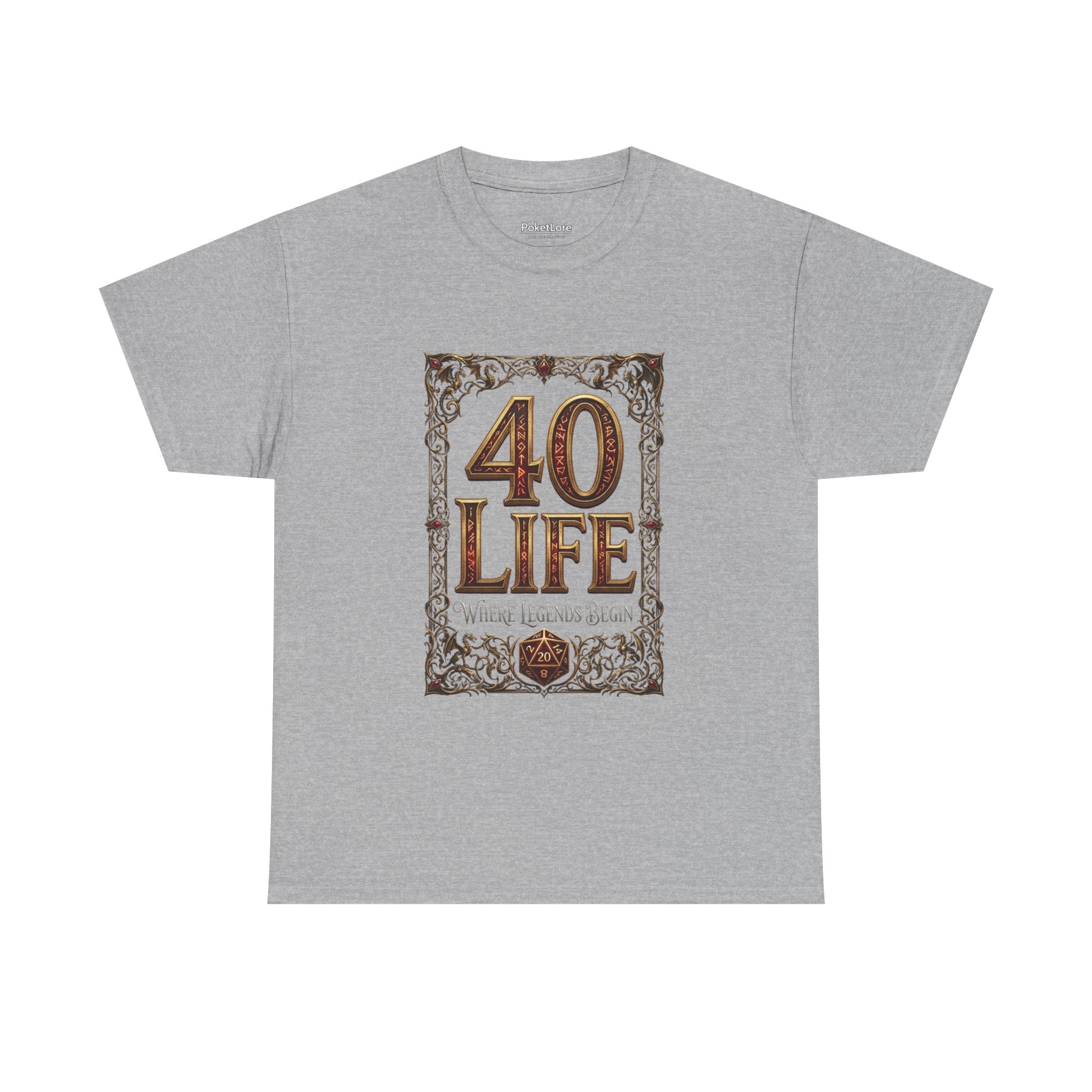 40 Life EDH MTG Commander Lifestyle Tee