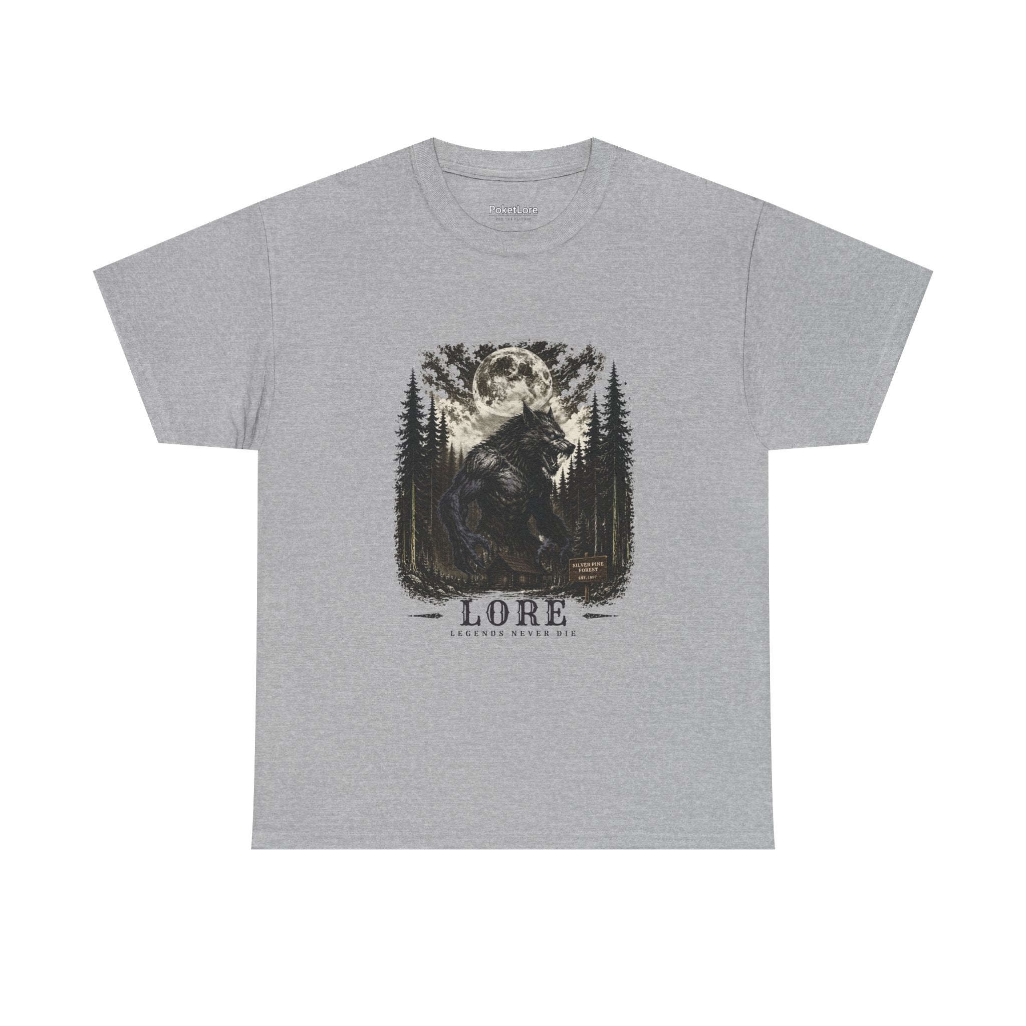 Wolfman Lore Tee Legends Never Die