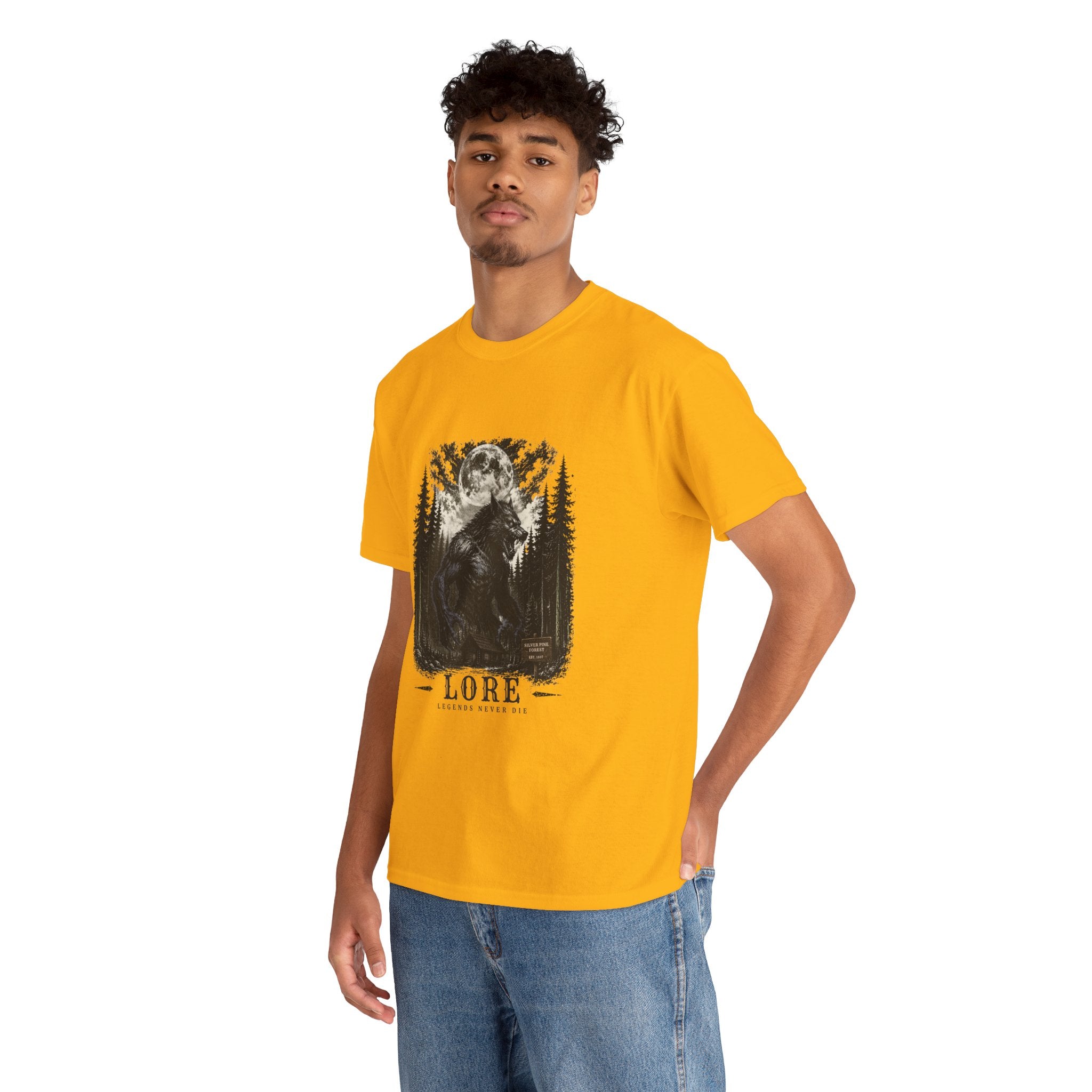 Wolfman Lore Tee Legends Never Die