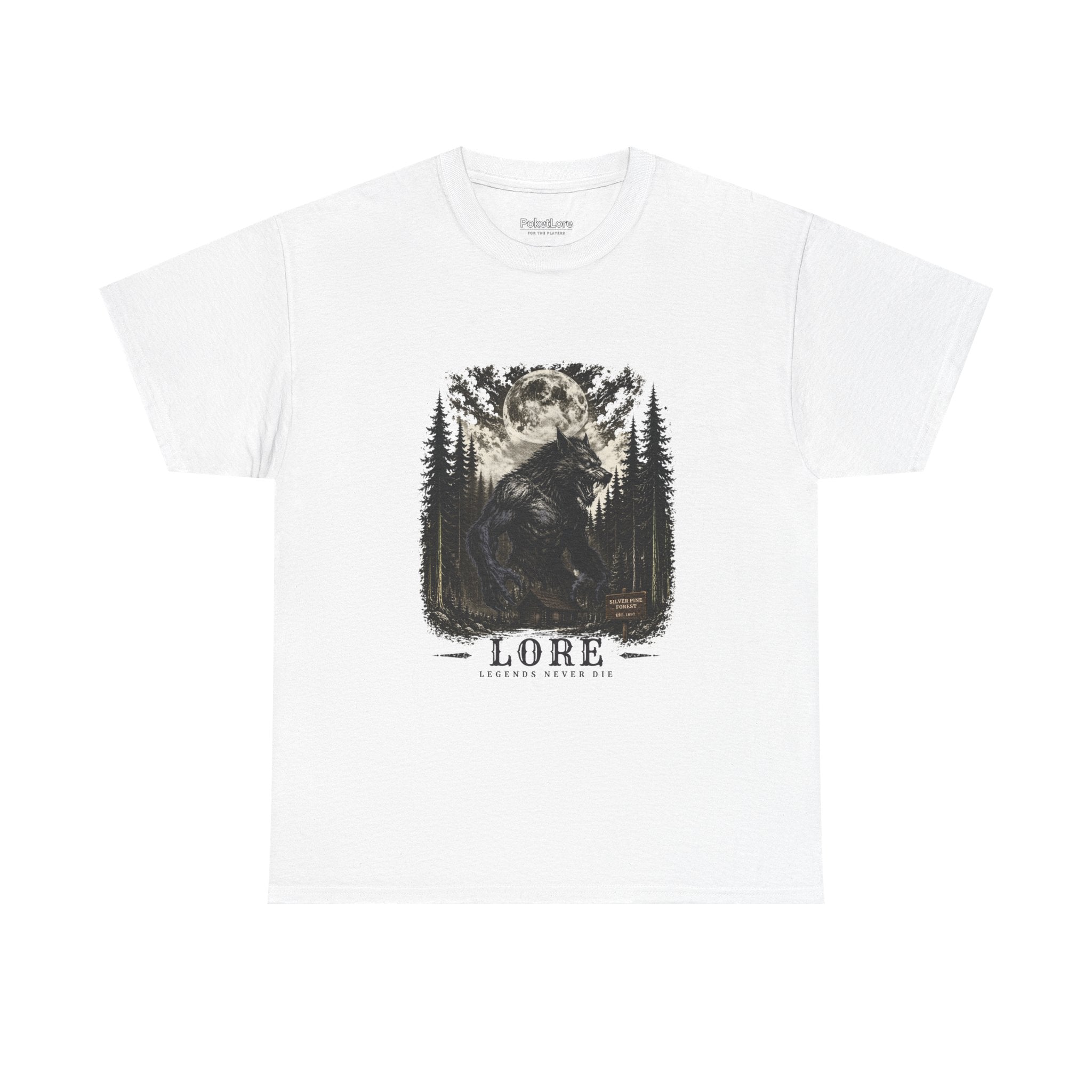 Wolfman Lore Tee Legends Never Die