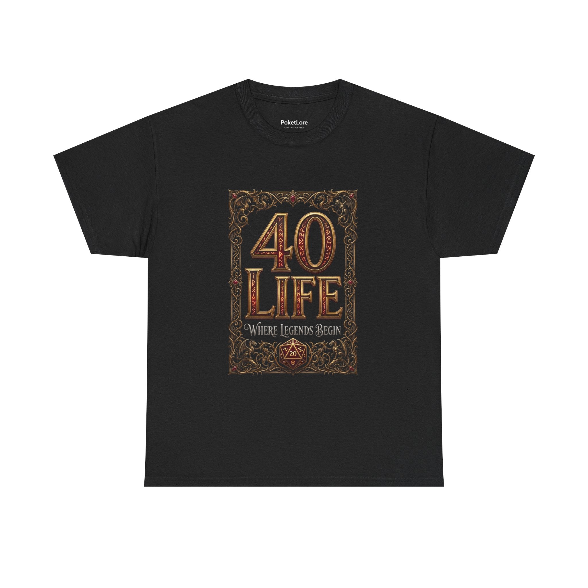 40 Life EDH MTG Commander Lifestyle Tee
