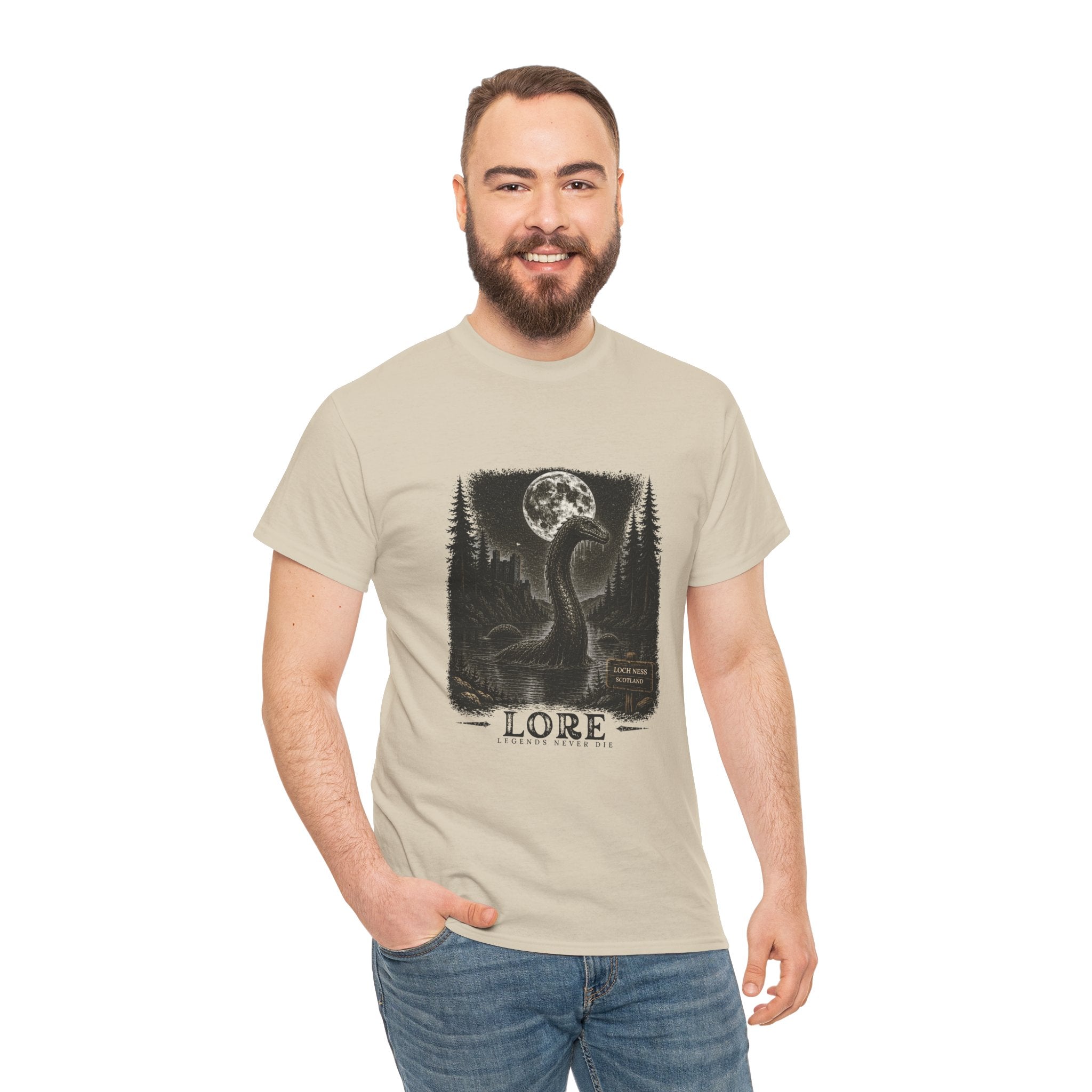 Loch Ness Lore Tee Legends Never Die